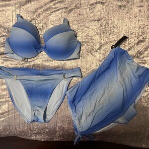 Victoria’s Secret Blue Ombre Bikini Set